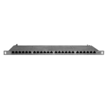 Патч-панель FTP, 19", 24 порта RJ45, cat.6а, 0,5U, Krone Type, Netko СКС