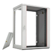 Шкаф  19" настенный ШРН-М разборный съёмные стенки дверь стекло